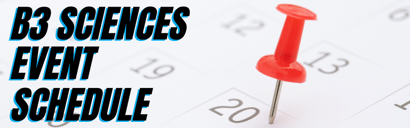 Call/Event Schedule - B3 Sciences